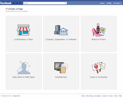 Create Facebook Page