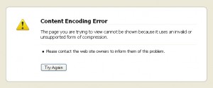 Content Encoding Error in Firefox