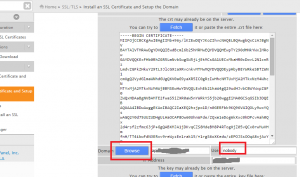 WHM SSL/TLS Install an SSL Certificate and Setup the Domain